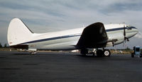 N60576 @ BWI - C-46 Commando at Friendship Airport (now BWI) 10-1-1967 - by J.G. Handelman