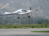 N194DA @ SZP - 1996 Diamond Aircraft Ind. DA 20-A1 KATANA (Samurai sword), Rotax 912A-3 79.9 Hp, takeoff climb - by Doug Robertson