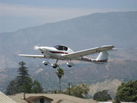 N349CA @ SZP - 1999 Diamond Aircraft Ind. Inc. DA-20-C1 KATANA (Samurai sword), Continental IO-240B 125 Hp, takeoff climb Rwy 22 - by Doug Robertson