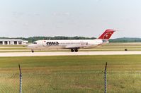 N8960E @ GRR - NWA1775 - DTW-GRR - Landing RWY 26L - by Mel II