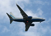 N108MS @ MCO - BBJ arriving from LAS - by Florida Metal