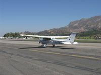 N5266R @ SZP - 1974 Cessna 172M, Lycoming  O-320-E2D 150 Hp, taxi - by Doug Robertson