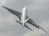 F-WWDD @ EGLF - That's a nice runway cleaner (dust flying around after takeoff)!