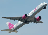 RA-73017 @ LEBL - Taking off RWY 25L. - by Jorge Molina