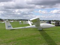 G-CDPX - ASH-25 at Bicester - by Simon Palmer