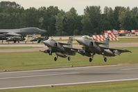 9242 @ EGVA - Taken at the Royal International Air Tattoo 2008 during arrivals and departures (show days cancelled due to bad weather) - with 9819 - by Steve Staunton