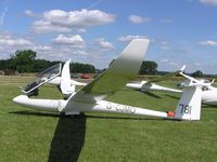 G-CJMO - Rolladen-Schneider LS8 at Hus Bos - by Simon Palmer