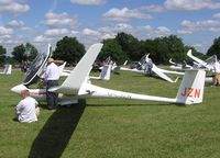 G-CJZN - Schleicher ASW28 at Husbands Bosworth - by Simon Palmer