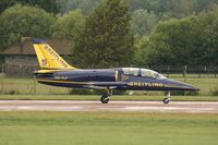 ES-TLF @ EGVA - Taken at the Royal International Air Tattoo 2008 during arrivals and departures (show days cancelled due to bad weather) - by Steve Staunton