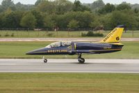 ES-YLF @ EGVA - Taken at the Royal International Air Tattoo 2008 during arrivals and departures (show days cancelled due to bad weather) - by Steve Staunton