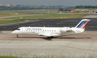 F-GRJJ @ EGBB - Brit Air's CLRJ operates the Air France franchise into Birmingham UK - by Terry Fletcher