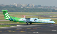 G-JEDP @ EGBB - FLYBE Dash 8 LOGOJET at Birmingham UK - by Terry Fletcher