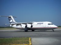 SX-DVB @ KGS - BAe 146  AGEAN AIR at Kos/Greece
