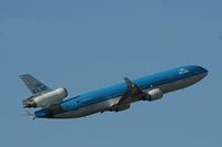 PH-KCD @ CYVR - KLM taking off for its long flight back to Amsterdam