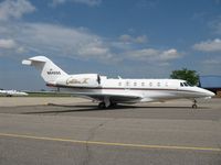 N940QS @ KAXN - A brand new Citation X operated by NetJets.