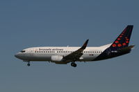 OO-VEX @ EBBR - descending to rwy 25L