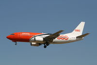 OO-TNG @ EBBR - arrival of flight TAY5810 to rwy 25L - by Daniel Vanderauwera