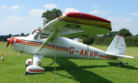 G-AKVP - 1948 Luscombe 8A (with dual reg of N2822K) - a visitor to Baxterley