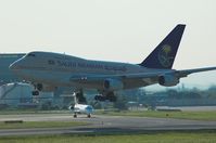 HZ-AIF @ LOWW - Saudi Arabian Airlines  Boeing 747-SP68 - by Delta Kilo