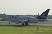 HZ-AIF @ LOWW - Saudi Arabian Airlines  Boeing 747-SP68 - by Delta Kilo