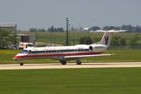 N845AE @ CID - Take-off roll on Runway 13. Seen from second floor window of the control tower.