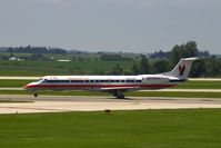 N845AE @ CID - Take-off roll on Runway 13. Seen from second floor window of the control tower. - by Glenn E. Chatfield