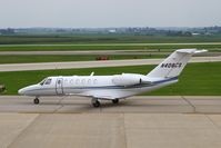 N408CS @ CID - Taxiing to Runway 27 for departure. - by Glenn E. Chatfield