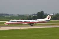 N661JA @ CID - Take-off roll on Runway 13. Seen from second floor window of the control tower.