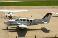 N4615S @ CID - On the Landmark Ramp.  Seen from my office window. - by Glenn E. Chatfield