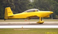 N288BD @ LBT - Touchdown and roll-out