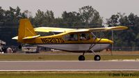 N62975 @ LBT - Landing roll, slowly losing lift