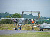 G-BZGK @ EGSU - Rockwell OV-10B/Duxford - by Ian Woodcock