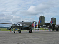 N25644 @ EGSU - North American B-25D/Duxford - by Ian Woodcock