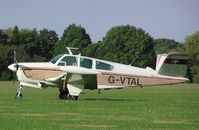 G-VTAL @ EGBK - Bonanza visiting Sywell from Wellesbourne Mountford
