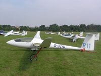G-CJYU - Schempp-Hirth Ventus 2cT at Bicester - by Simon Palmer