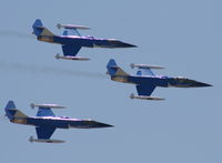N104RB @ MCF - Starfighters Inc in formation - by Florida Metal