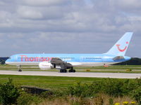 G-BYAD @ EGCC - Thomson - by chrishall