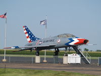 56-3825 @ KAUH - F-100 SUPER SABRE AT AURORA