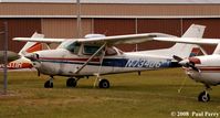 N734DG @ LBT - Cessna line