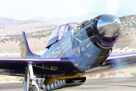 N551VC @ 4SD - testing the engine, reno air races 2007 - by olivier Cortot