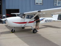 N814HA @ KEAU - Parked in front of terminal. - by Malcolm Paine