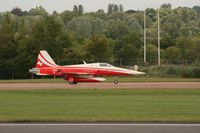 J-3086 @ EGVA - Taken at the Royal International Air Tattoo 2008 during arrivals and departures (show days cancelled due to bad weather) - by Steve Staunton