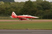 J-3090 @ EGVA - Taken at the Royal International Air Tattoo 2008 during arrivals and departures (show days cancelled due to bad weather) - by Steve Staunton