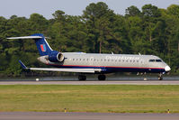 N509MJ @ ORF - United Express (Mesa Airlines) N509MJ (FLT ASH7170) on takeoff roll on RWY 23 enroute to Chicago O'Hare Int'l (KORD).