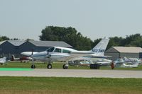 N123MN @ KOSH - Cessna 310 - by Mark Pasqualino