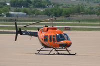 N2036F @ AFW - Bell 407 on the ramp at Alliance airport