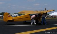 N4693S @ LBT - Windy day...so a little help never hurts