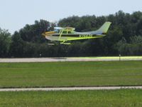 N7563S @ OSH - Right over the green landing marker on RWY 36 at Airventure 2008 - Oshkosh, WI - by Bob Simmermon