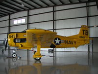 N128JC @ KLVN - Julie Clark's T-28 parked inside the ARC Hangar. - by Mitch Sando