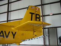 N128JC @ KLVN - Julie Clark's T-28 parked inside the ARC Hangar. - by Mitch Sando